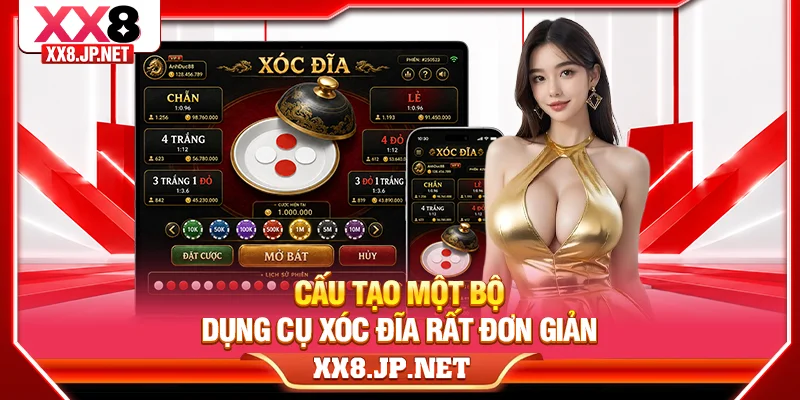 Cấu tạo một bộ dụng cụ xóc đĩa rất đơn giản