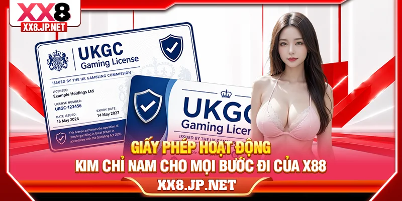Giấy phép hoạt động kim chỉ nam cho mọi bước đi của X88