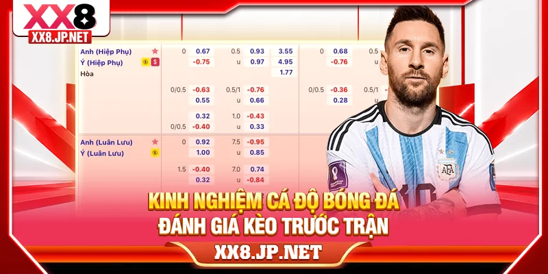 Kinh nghiệm cá độ bóng đá đánh giá kèo trước trận