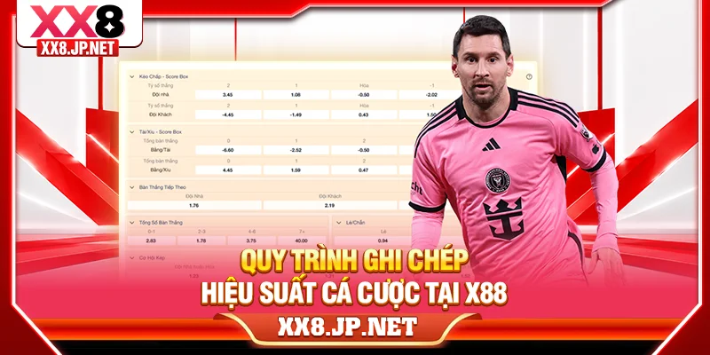 Quy trình ghi chép hiệu suất cá cược tại X88