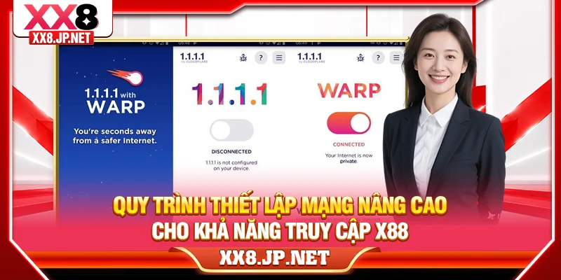 Quy trình thiết lập mạng nâng cao cho khả năng truy cập X88