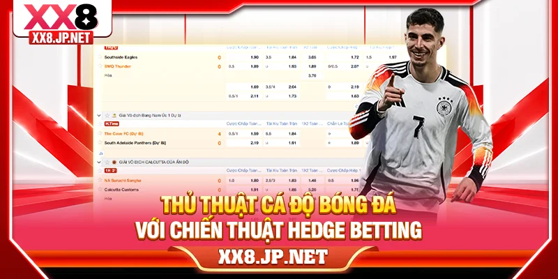 Thủ thuật cá độ bóng đá với chiến thuật Hedge Betting